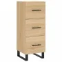 Sideboard aus Sonoma-Eichensperrholz, 34,5 x 34 x 90 cm von vidaXL, Sideboards - Ref: Foro24-828631, Preis: 96,27 €, Rabatt: %