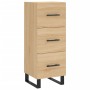 Sonoma oak plywood sideboard 34.5x34x90 cm by vidaXL, Sideboards - Ref: Foro24-828631, Price: 97,84 €, Discount: %