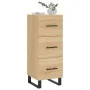Sideboard aus Sonoma-Eichensperrholz, 34,5 x 34 x 90 cm von vidaXL, Sideboards - Ref: Foro24-828631, Preis: 96,27 €, Rabatt: %