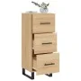 Sideboard aus Sonoma-Eichensperrholz, 34,5 x 34 x 90 cm von vidaXL, Sideboards - Ref: Foro24-828631, Preis: 96,27 €, Rabatt: %