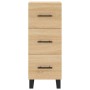 Sideboard aus Sonoma-Eichensperrholz, 34,5 x 34 x 90 cm von vidaXL, Sideboards - Ref: Foro24-828631, Preis: 97,84 €, Rabatt: %