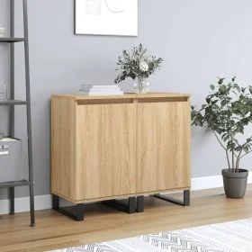 Sideboards 2 pcs engineered wood Sonoma oak 40x35x70 cm by vidaXL, Sideboards - Ref: Foro24-831075, Price: 80,08 €, Discount: %