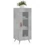 Aparador de madera contrachapada gris hormigón 34,5x34x90 cm de vidaXL, Aparadores - Ref: Foro24-828768, Precio: 56,89 €, Des...