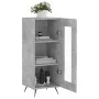 Aparador de madera contrachapada gris hormigón 34,5x34x90 cm de vidaXL, Aparadores - Ref: Foro24-828768, Precio: 56,89 €, Des...