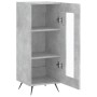 Aparador de madera contrachapada gris hormigón 34,5x34x90 cm de vidaXL, Aparadores - Ref: Foro24-828768, Precio: 57,55 €