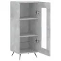 Aparador de madera contrachapada gris hormigón 34,5x34x90 cm de vidaXL, Aparadores - Ref: Foro24-828768, Precio: 56,89 €, Des...