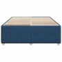 Cama sin colchón tela azul 140x200 cm