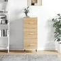 Aparador madera contrachapada color roble Sonoma 34,5x34x90 cm de vidaXL, Aparadores - Ref: Foro24-828583, Precio: 67,25 €, D...