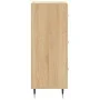 Aparador madera contrachapada color roble Sonoma 34,5x34x90 cm de vidaXL, Aparadores - Ref: Foro24-828583, Precio: 67,25 €, D...