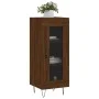 Oak brown engineered wood sideboard 34.5x34x90 cm by vidaXL, Sideboards - Ref: Foro24-828795, Price: 57,26 €, Discount: %