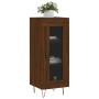 Sideboard aus eichenbraunem Holzwerkstoff, 34,5 x 34 x 90 cm von vidaXL, Sideboards - Ref: Foro24-828795, Preis: 58,02 €, Rab...
