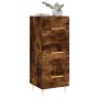 Sideboard aus geräuchertem Eichenholzwerkstoff, 34,5 x 34 x 90 cm von vidaXL, Sideboards - Ref: Foro24-828593, Preis: 68,85 €...