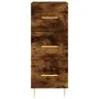 Sideboard aus geräuchertem Eichenholzwerkstoff, 34,5 x 34 x 90 cm von vidaXL, Sideboards - Ref: Foro24-828593, Preis: 67,99 €...