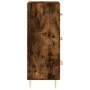 Aparador madera de ingeniería roble ahumado 34,5x34x90 cm de vidaXL, Aparadores - Ref: Foro24-828593, Precio: 68,78 €