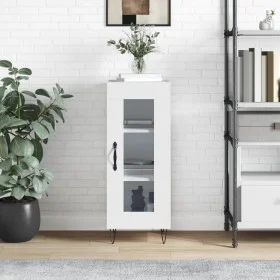 Glossy white plywood sideboard 34.5x34x90 cm by vidaXL, Sideboards - Ref: Foro24-828790, Price: 60,04 €, Discount: %