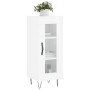 Hochglanzweißes Sperrholz-Sideboard 34,5 x 34 x 90 cm von vidaXL, Sideboards - Ref: Foro24-828790, Preis: 60,78 €, Rabatt: %