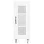 Hochglanzweißes Sperrholz-Sideboard 34,5 x 34 x 90 cm von vidaXL, Sideboards - Ref: Foro24-828790, Preis: 60,78 €, Rabatt: %