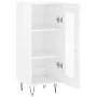 Hochglanzweißes Sperrholz-Sideboard 34,5 x 34 x 90 cm von vidaXL, Sideboards - Ref: Foro24-828790, Preis: 60,04 €, Rabatt: %