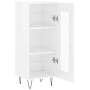 Hochglanzweißes Sperrholz-Sideboard 34,5 x 34 x 90 cm von vidaXL, Sideboards - Ref: Foro24-828790, Preis: 60,78 €, Rabatt: %