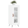 Weißes Sideboard aus Holzwerkstoff, 34,5 x 34 x 90 cm von vidaXL, Sideboards - Ref: Foro24-828764, Preis: 59,39 €, Rabatt: %