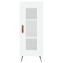 Weißes Sideboard aus Holzwerkstoff, 34,5 x 34 x 90 cm von vidaXL, Sideboards - Ref: Foro24-828764, Preis: 59,39 €, Rabatt: %