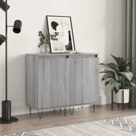 Sideboards 2 pcs Sonoma gray engineered wood 40x35x70 cm by vidaXL, Sideboards - Ref: Foro24-831065, Price: 62,36 €, Discount: %