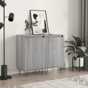 Sideboards 2 Stk. Sonomagraues Holzwerkstoff 40x35x70 cm von vidaXL, Sideboards - Ref: Foro24-831065, Preis: 62,91 €, Rabatt: %