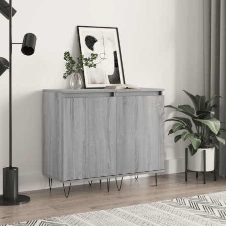 Sideboards 2 Stk. Sonomagraues Holzwerkstoff 40x35x70 cm von vidaXL, Sideboards - Ref: Foro24-831065, Preis: 62,91 €, Rabatt: %