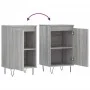 Aparadores 2 uds madera de ingeniería gris Sonoma 40x35x70 cm de vidaXL, Aparadores - Ref: Foro24-831065, Precio: 62,35 €, De...