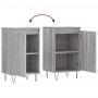 Sideboards 2 Stk. Sonomagraues Holzwerkstoff 40x35x70 cm von vidaXL, Sideboards - Ref: Foro24-831065, Preis: 62,91 €, Rabatt: %