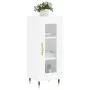 Hochglanzweißes Sperrholz-Sideboard 34,5 x 34 x 90 cm von vidaXL, Sideboards - Ref: Foro24-828774, Preis: 61,13 €, Rabatt: %