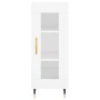 Aparador de madera contrachapada blanco brillante 34,5x34x90 cm de vidaXL, Aparadores - Ref: Foro24-828774, Precio: 61,86 €, ...