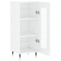 Aparador de madera contrachapada blanco brillante 34,5x34x90 cm de vidaXL, Aparadores - Ref: Foro24-828774, Precio: 61,86 €, ...