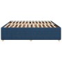 Cama sin colchón tela azul 200x200 cm