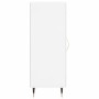Aparador de madera contrachapada blanco brillante 34,5x34x90 cm de vidaXL, Aparadores - Ref: Foro24-828774, Precio: 61,86 €, ...