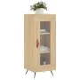 Aparador madera contrachapada color roble Sonoma 34,5x34x90 cm by vidaXL, Sideboards - Ref: Foro24-828767, Price: 56,70 €, Di...