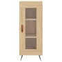 Aparador madera contrachapada color roble Sonoma 34,5x34x90 cm de vidaXL, Aparadores - Ref: Foro24-828767, Precio: 57,35 €