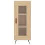 Aparador madera contrachapada color roble Sonoma 34,5x34x90 cm by vidaXL, Sideboards - Ref: Foro24-828767, Price: 56,70 €, Di...