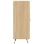 Aparador madera contrachapada color roble Sonoma 34,5x34x90 cm by vidaXL, Sideboards - Ref: Foro24-828767, Price: 56,70 €, Di...