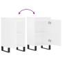 Sideboards 2 pcs white engineered wood 40x35x70 cm by vidaXL, Sideboards - Ref: Foro24-831069, Price: 75,17 €, Discount: %