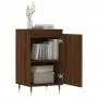 Oak brown engineered wood sideboard 40x35x70 cm by vidaXL, Sideboards - Ref: Foro24-831050, Price: 48,68 €, Discount: %
