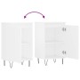 2 white engineered wood sideboards 40x35x70 cm by vidaXL, Sideboards - Ref: Foro24-831053, Price: 74,12 €, Discount: %