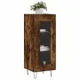 Sideboard aus geräuchertem Eichenholzwerkstoff, 34,5 x 34 x 90 cm von vidaXL, Sideboards - Ref: Foro24-828793, Preis: 55,71 €...