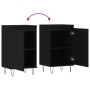 Sideboards 2 pcs black engineered wood 40x35x70 cm by vidaXL, Sideboards - Ref: Foro24-831055, Price: 85,28 €, Discount: %