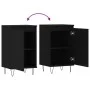Sideboards 2 pcs black engineered wood 40x35x70 cm by vidaXL, Sideboards - Ref: Foro24-831055, Price: 84,24 €, Discount: %