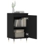 2 black engineered wood sideboards 40x35x70 cm by vidaXL, Sideboards - Ref: Foro24-831039, Price: 71,43 €, Discount: %