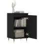 2 black engineered wood sideboards 40x35x70 cm by vidaXL, Sideboards - Ref: Foro24-831039, Price: 70,75 €, Discount: %