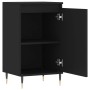 2 black engineered wood sideboards 40x35x70 cm by vidaXL, Sideboards - Ref: Foro24-831039, Price: 71,43 €, Discount: %