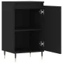 2 black engineered wood sideboards 40x35x70 cm by vidaXL, Sideboards - Ref: Foro24-831039, Price: 70,75 €, Discount: %