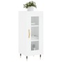 Weißes Sideboard aus Holzwerkstoff, 34,5 x 34 x 90 cm von vidaXL, Sideboards - Ref: Foro24-828772, Preis: 58,44 €, Rabatt: %